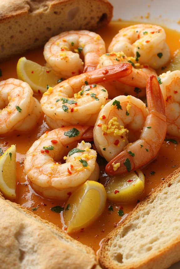 saut ed shrimp with lemon