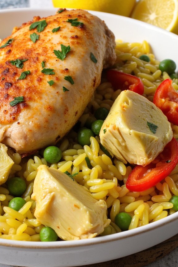 savory chicken and rice