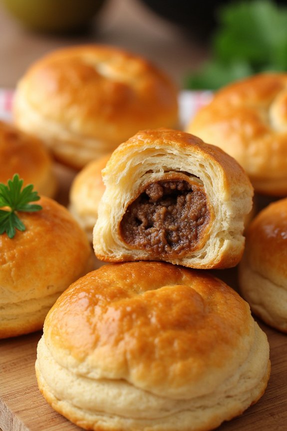 savory meat filled pastries