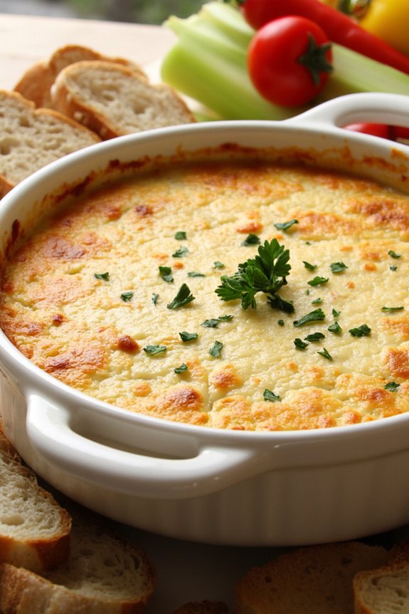 savory olive artichoke dip