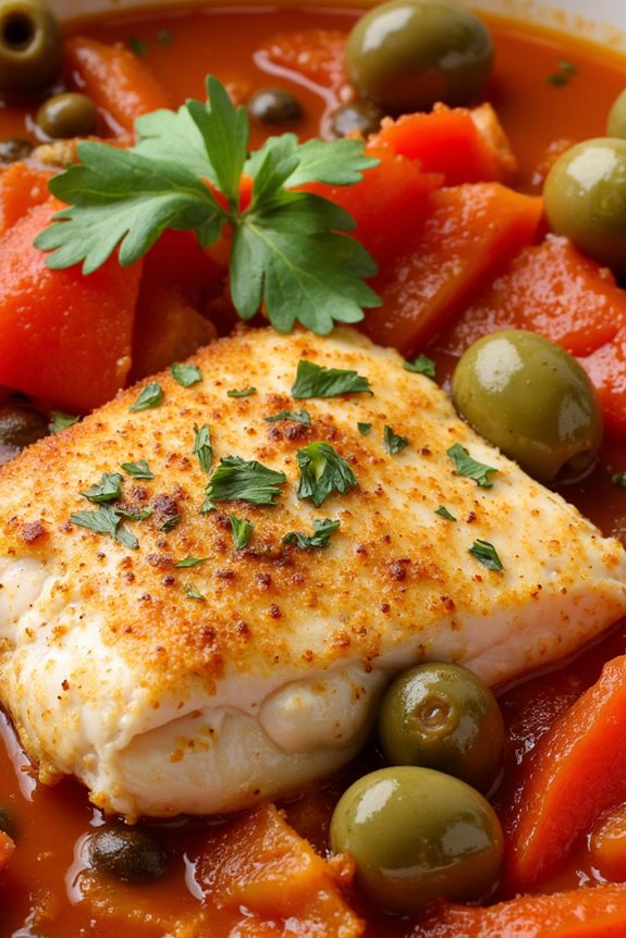 savory salted cod dish