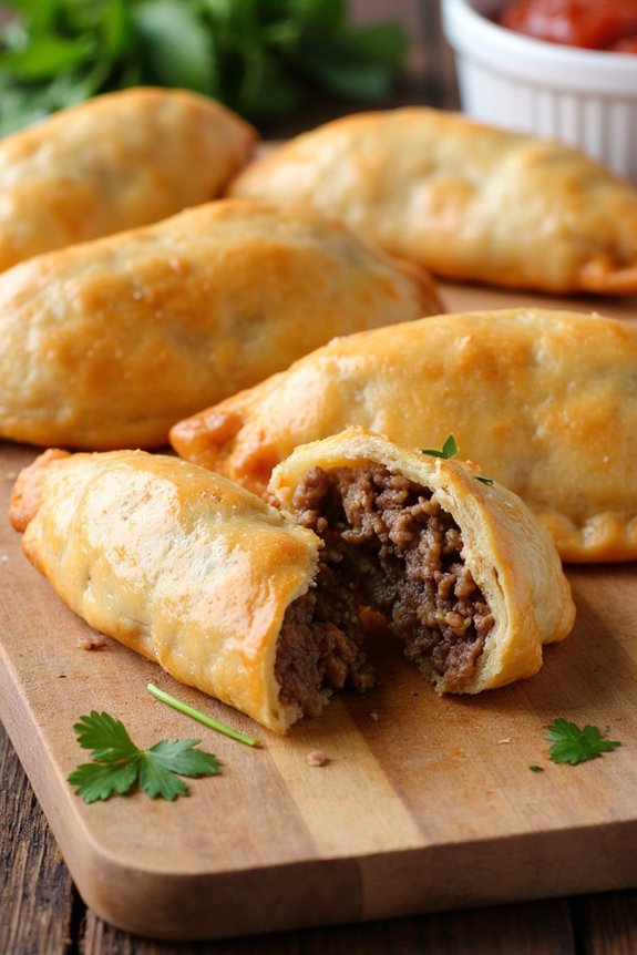savory shredded beef empanadas