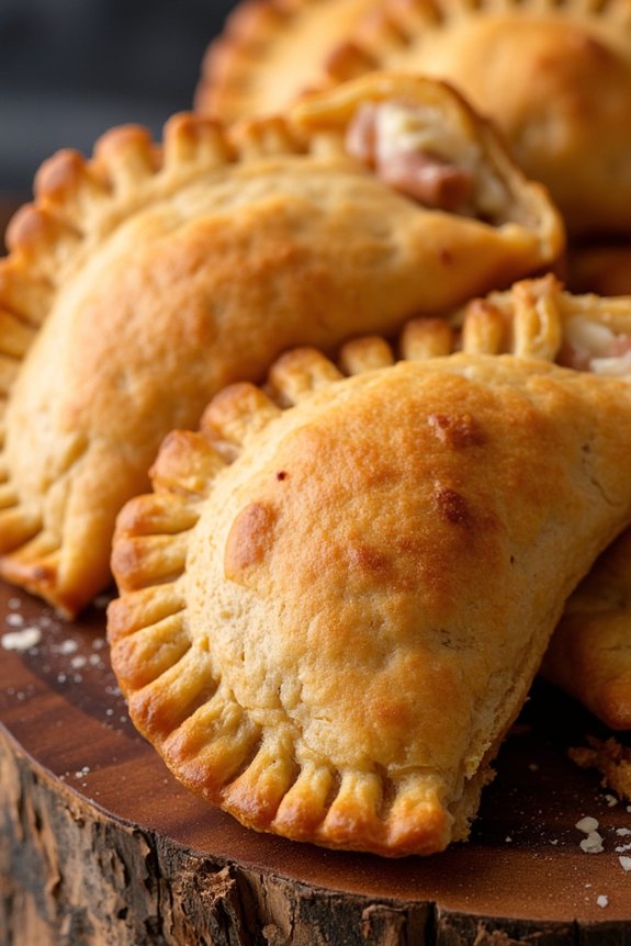 savory spanish crescent pastries