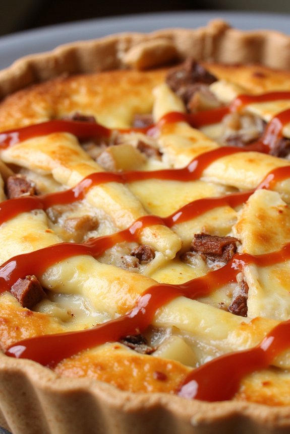 savory spanish french fusion quiche