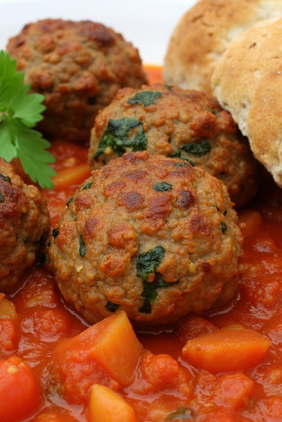 savory spanish meatballs recipe