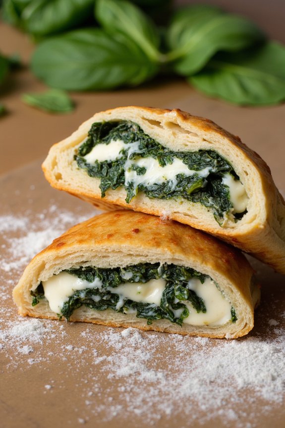 savory spinach cheese empanadas