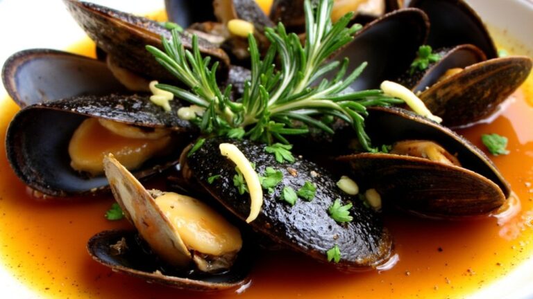 savory steamed mussel recipes