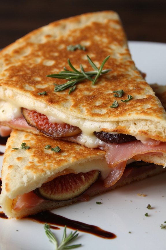 savory sweet quesadilla delight