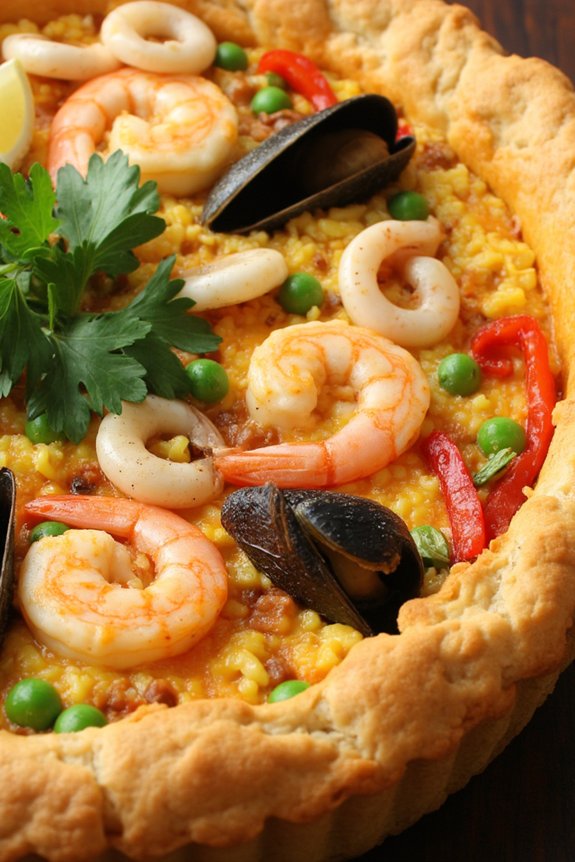 seafood infused quiche delight