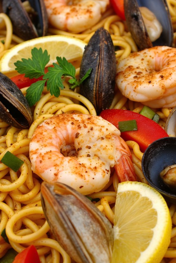 seafood vermicelli paella recipe