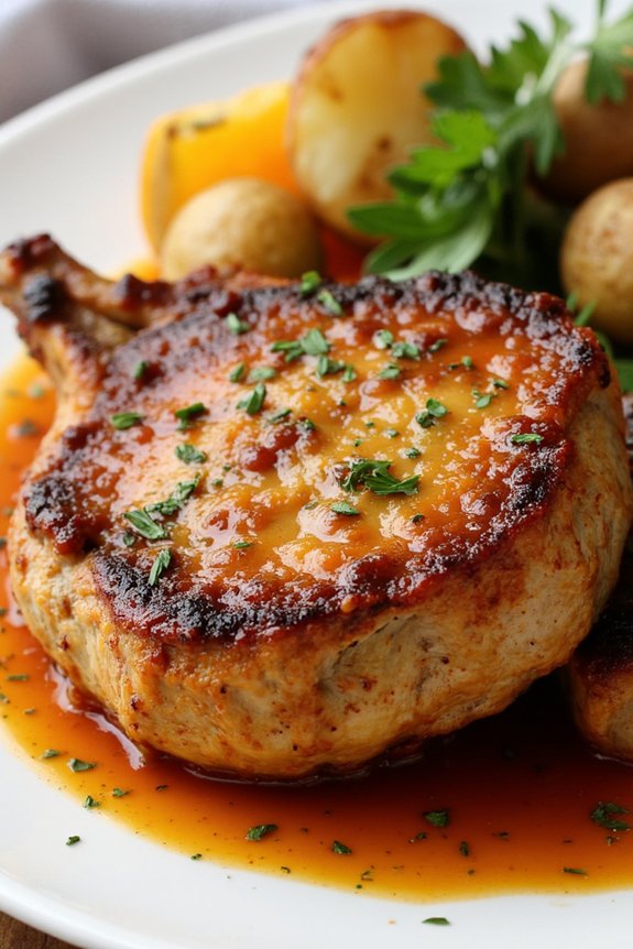 seville orange pork chops