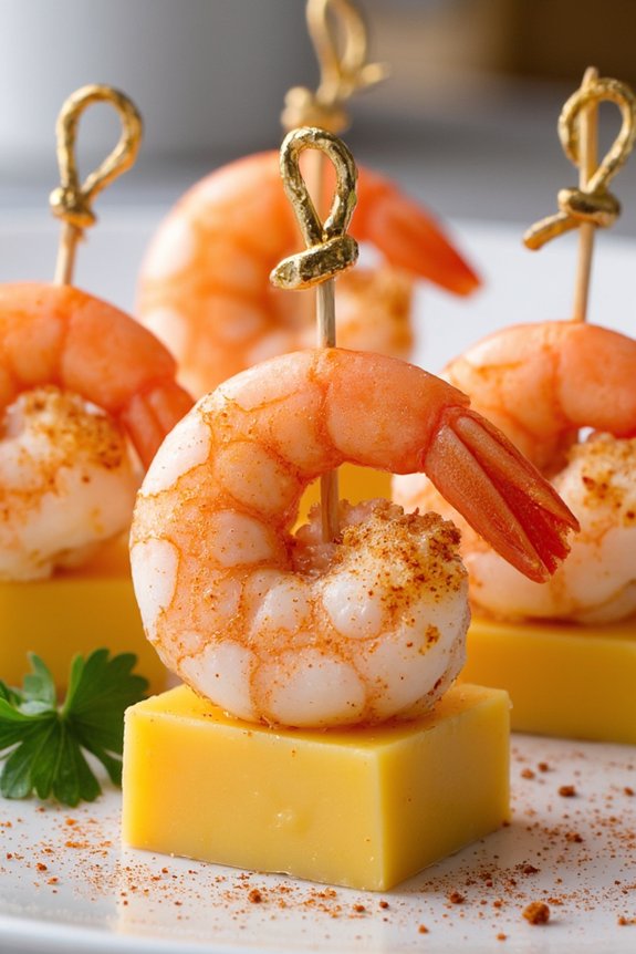 shrimp and cheese appetizer
