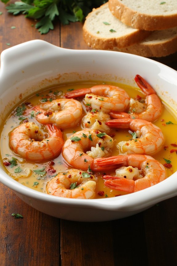 sizzling garlic shrimp delight
