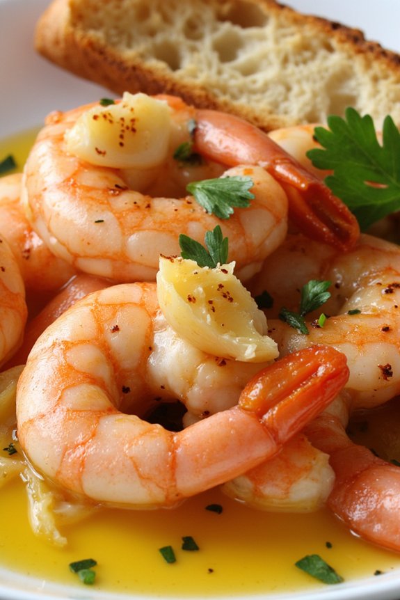 sizzling garlic shrimp delight