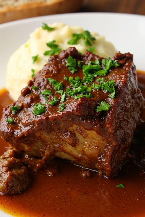 slow cooked flavorful oxtail dish