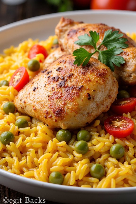 slow cooker chicken and rice