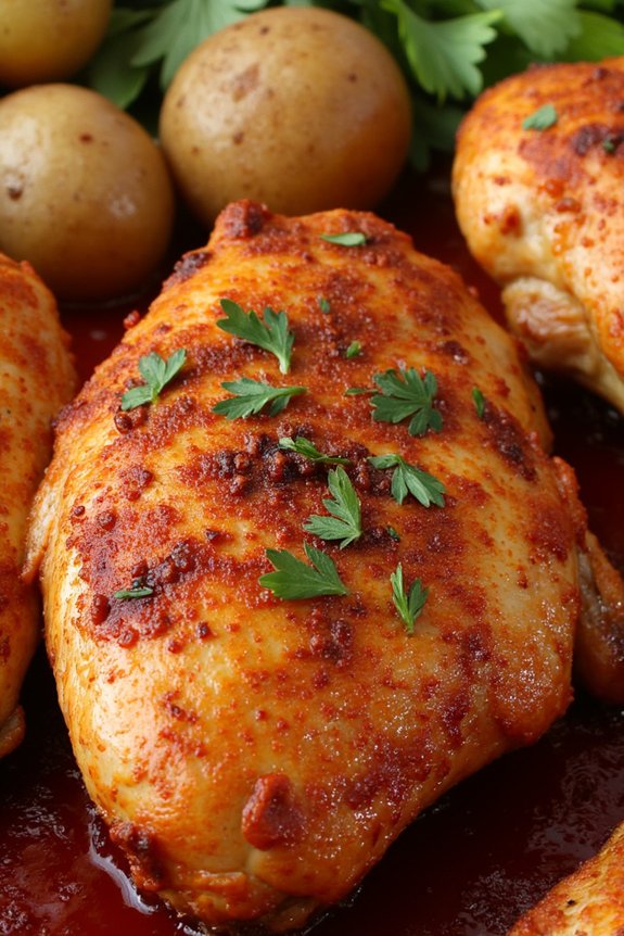 smoky flavorful chicken thighs