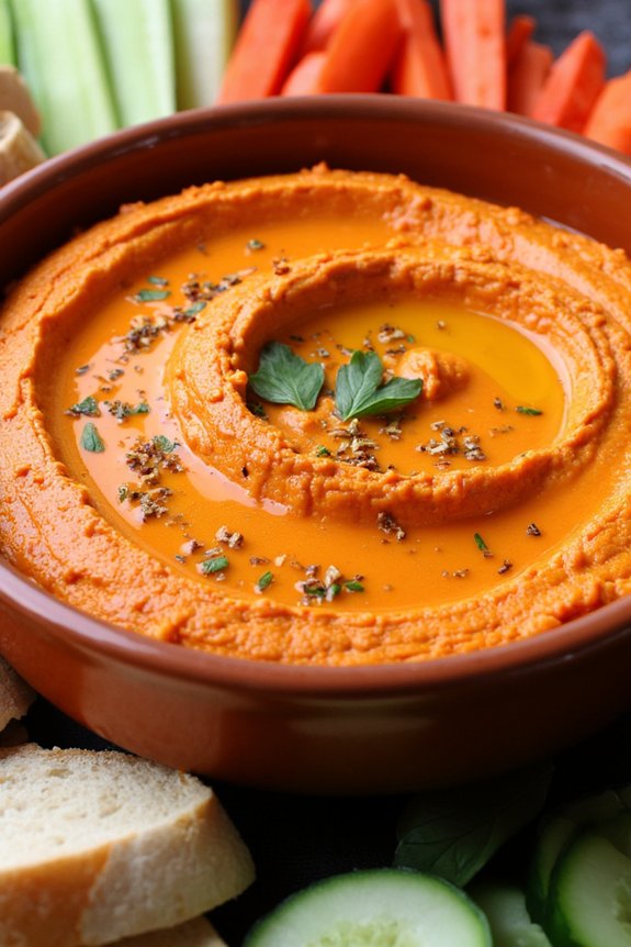 smoky flavorful red pepper dip