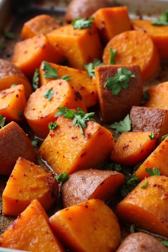 smoky roasted sweet potatoes