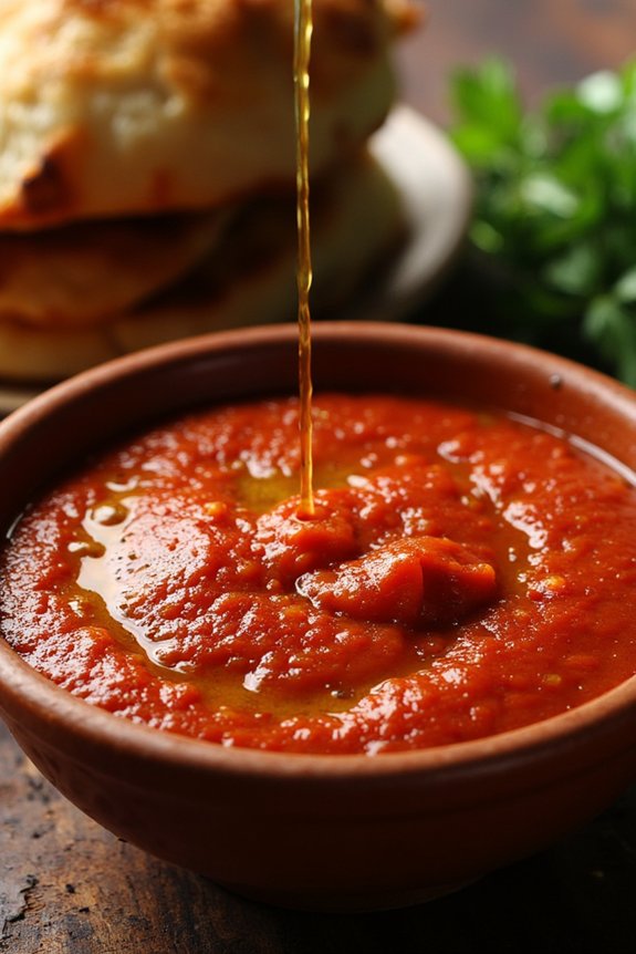 smoky spicy tomato sauce