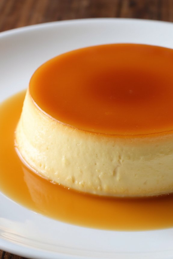 smooth creamy caramel custard