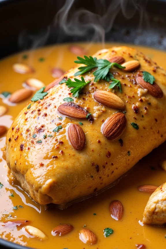 spanish chicken almond sauce