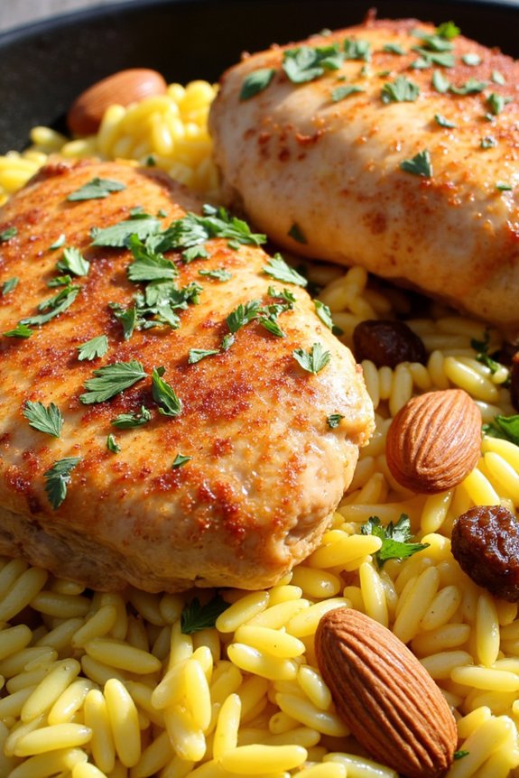 spanish chicken rice dish