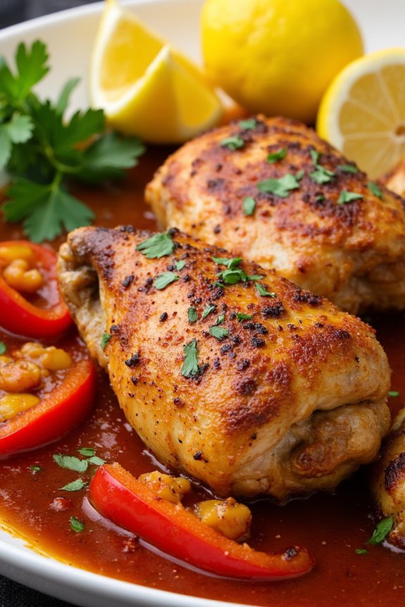 spanish chicken with sherry