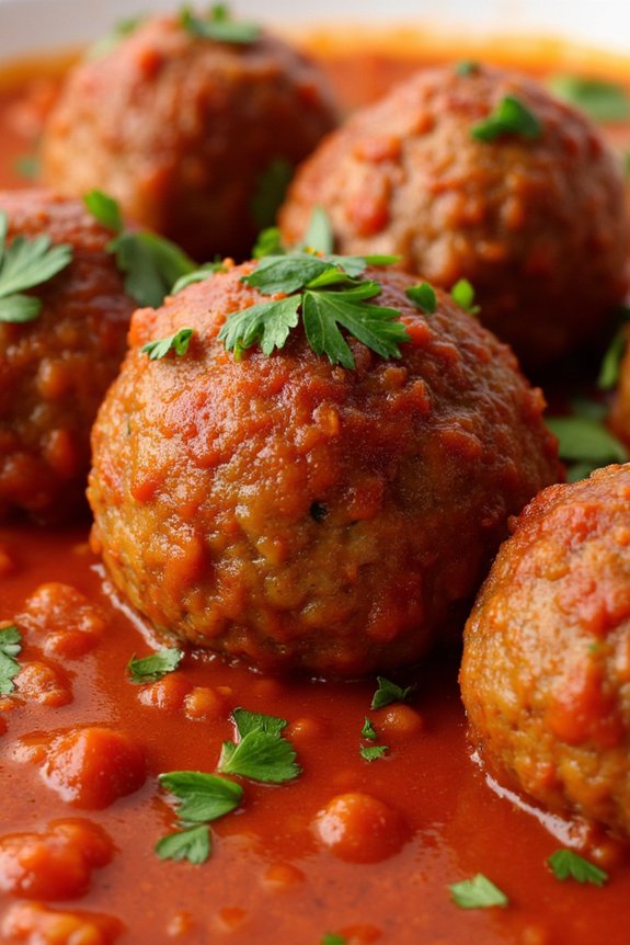 spanish meatballs in sauce