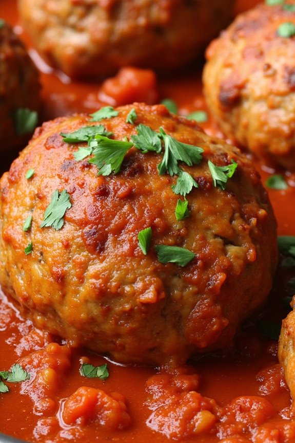 spanish meatballs in sauce