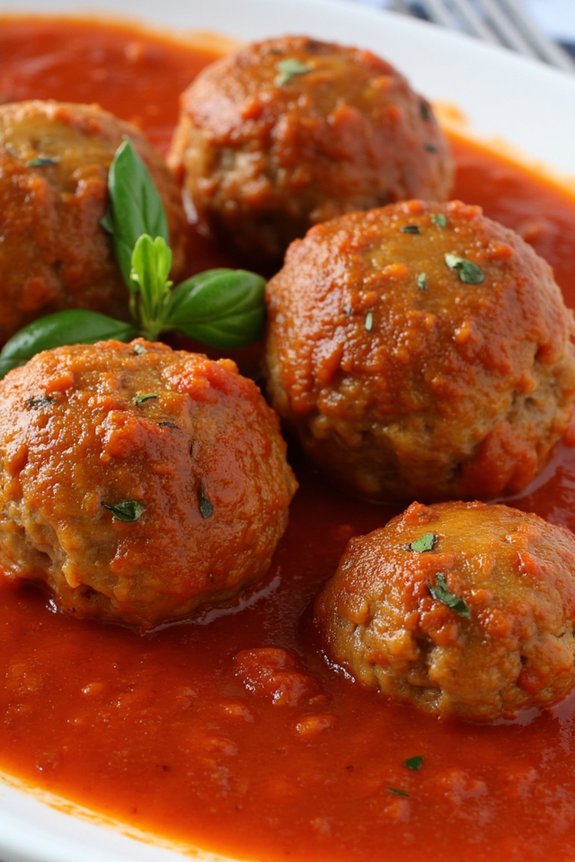 spanish meatballs in sauce