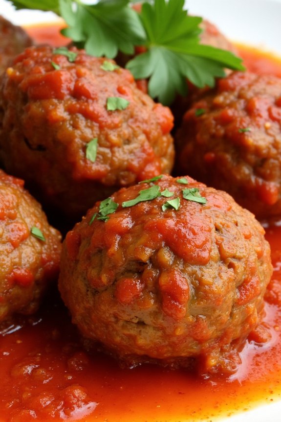 spanish meatballs in sauce