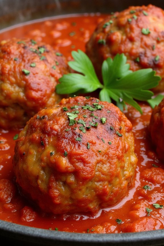 spanish meatballs in tomato sauce