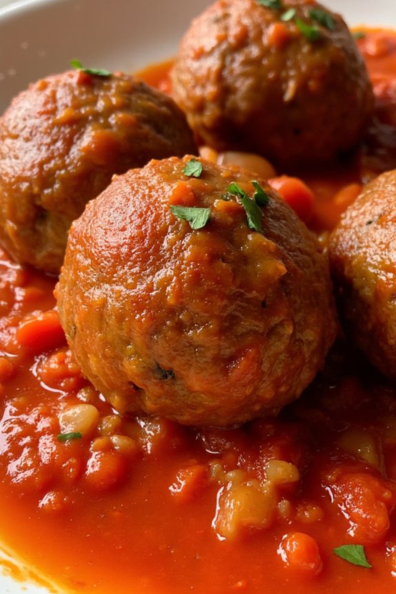 spanish meatballs in tomato sauce