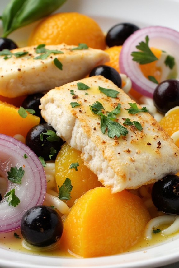 spanish orange and cod salad