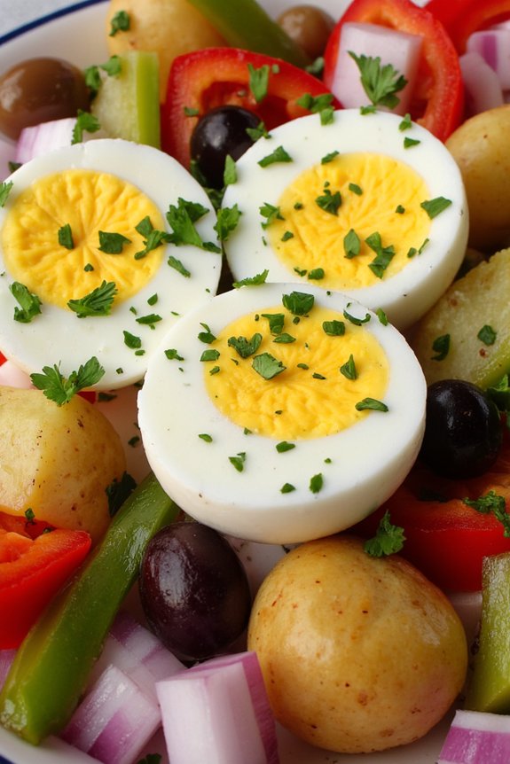 spanish potato egg salad