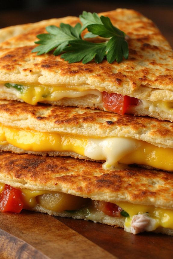 spanish tortilla quesadilla delight