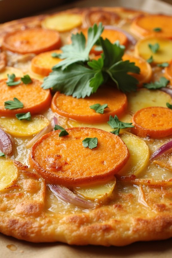 spanish tortilla with sweet potatoes