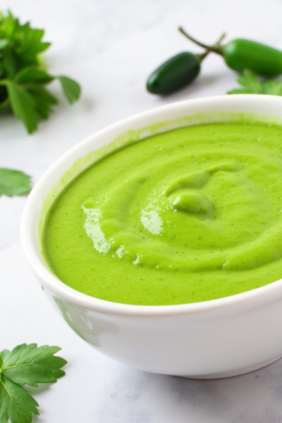 spicy mint jalape o sauce