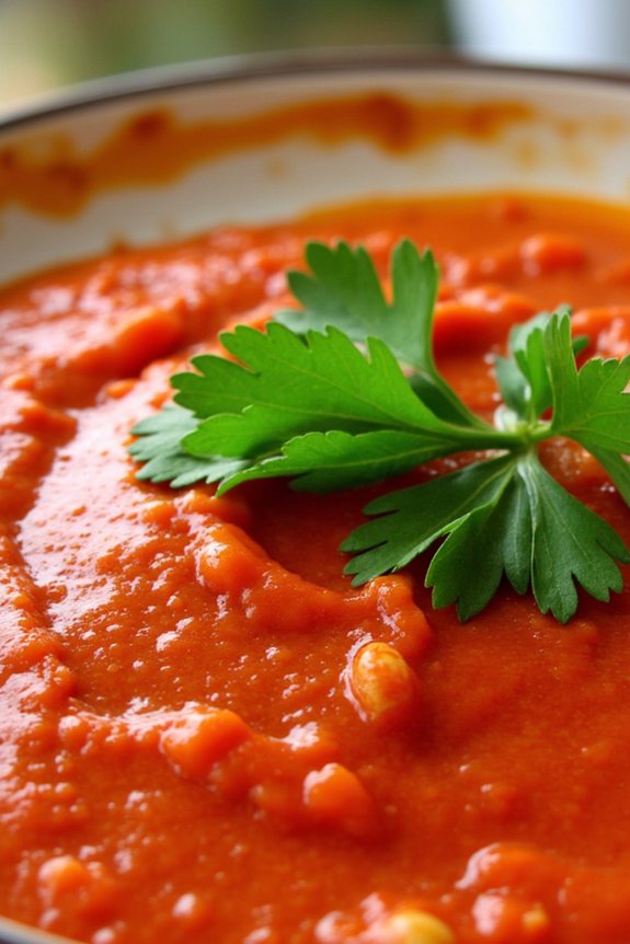 tangy citrusy romesco sauce