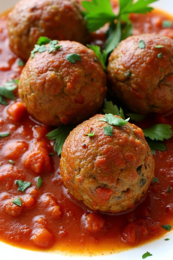 tender meatballs in sherry