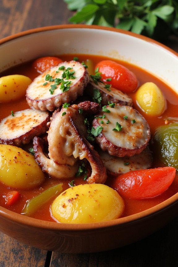 tender octopus stew recipe