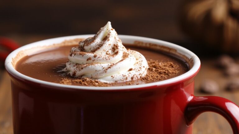 thick and dreamy hot chocolate