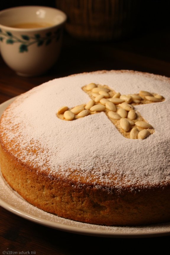 traditional spanish almond cake