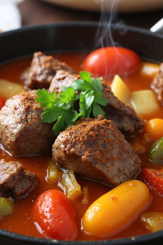 traditional spanish lamb stew