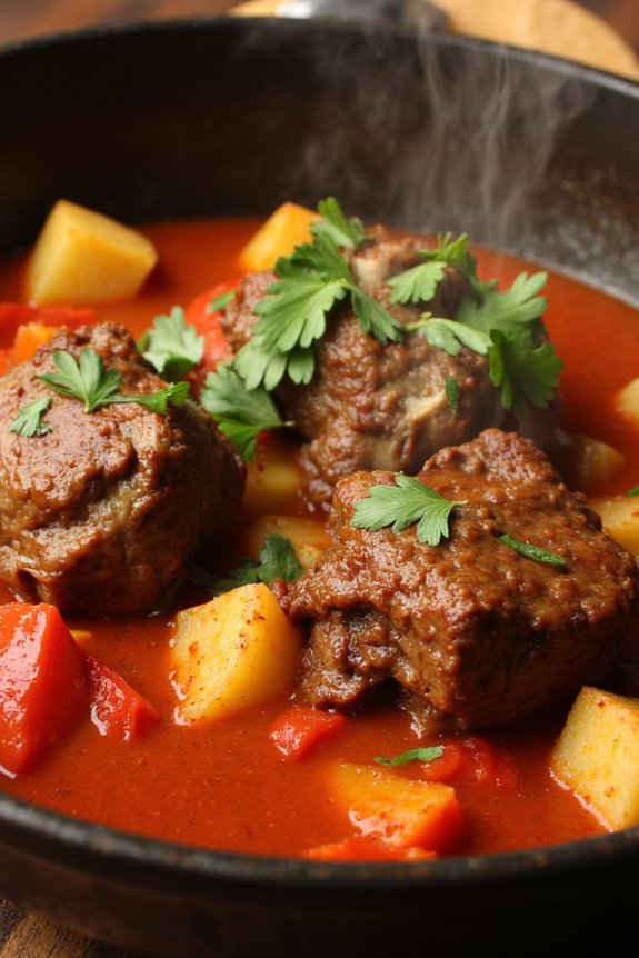 traditional spanish lamb stew