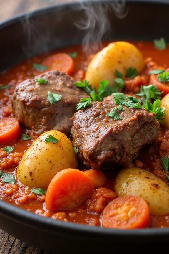 traditional spanish lamb stew