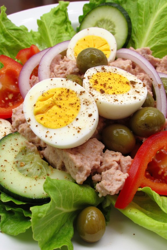 traditional spanish mixed salad