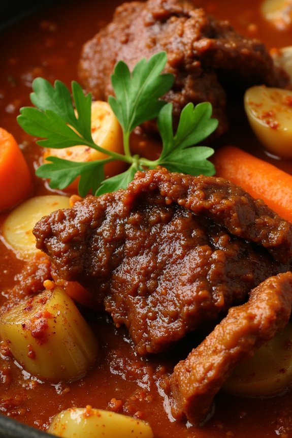 traditional spanish oxtail stew
