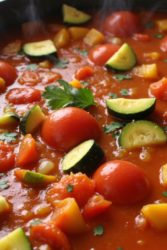 traditional spanish vegetable sauce